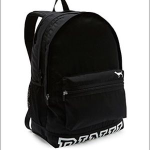 VS PINK All black campus backpack